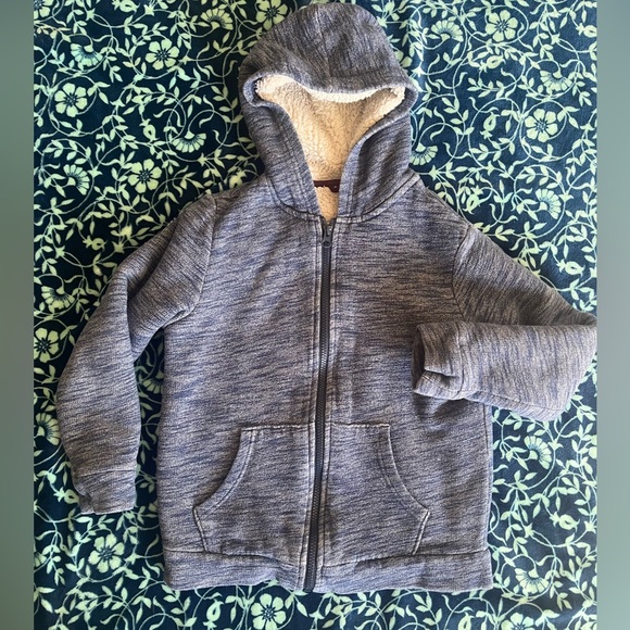 Old Navy Boys Sherpa Lined Jacket - Picture 1 of 5